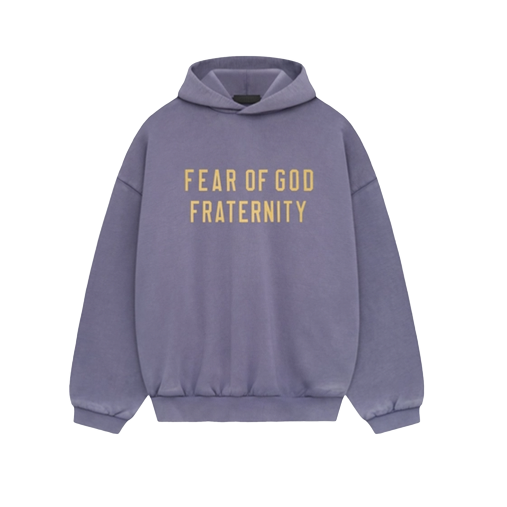Fear of God Essentials Heavy Fleece Hoodie Lavender | Hushlife