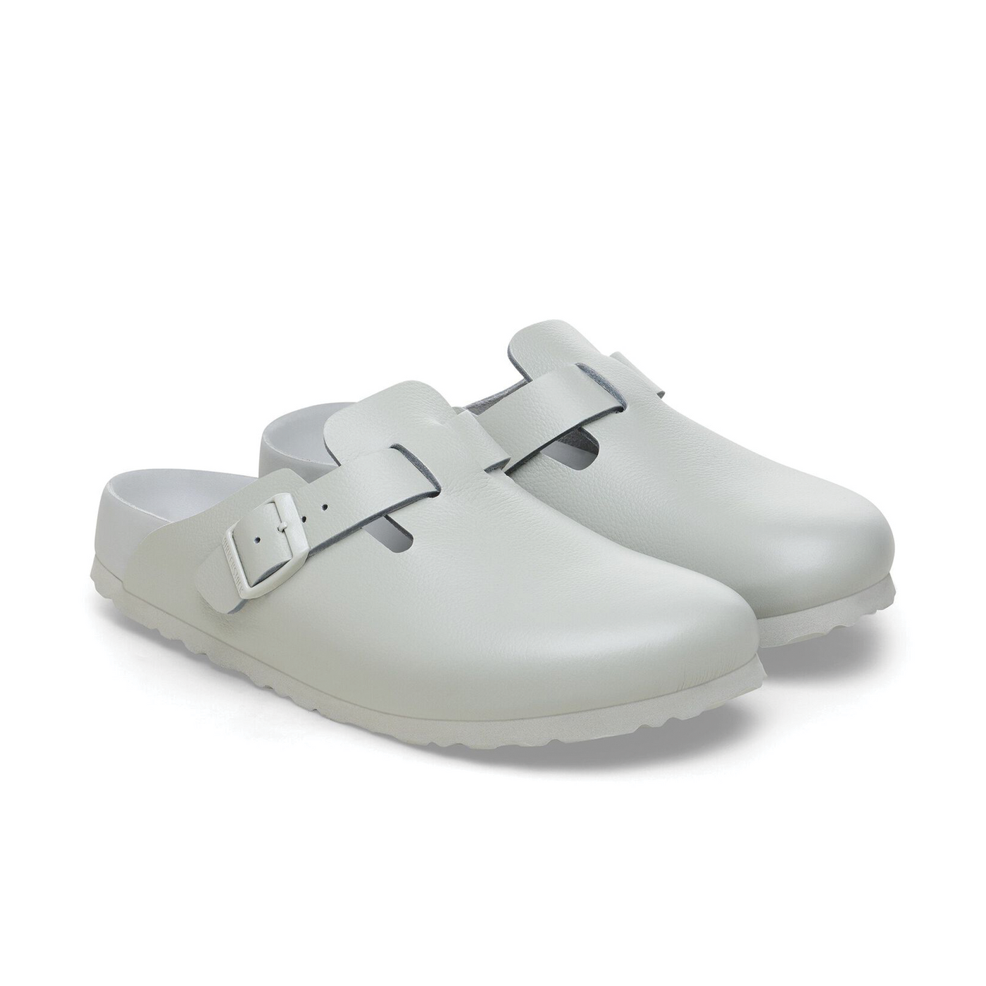 Birkenstock Boston Leather Mineral Gray