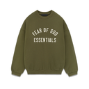 Fear of God Essentials Fleece Crewneck Military