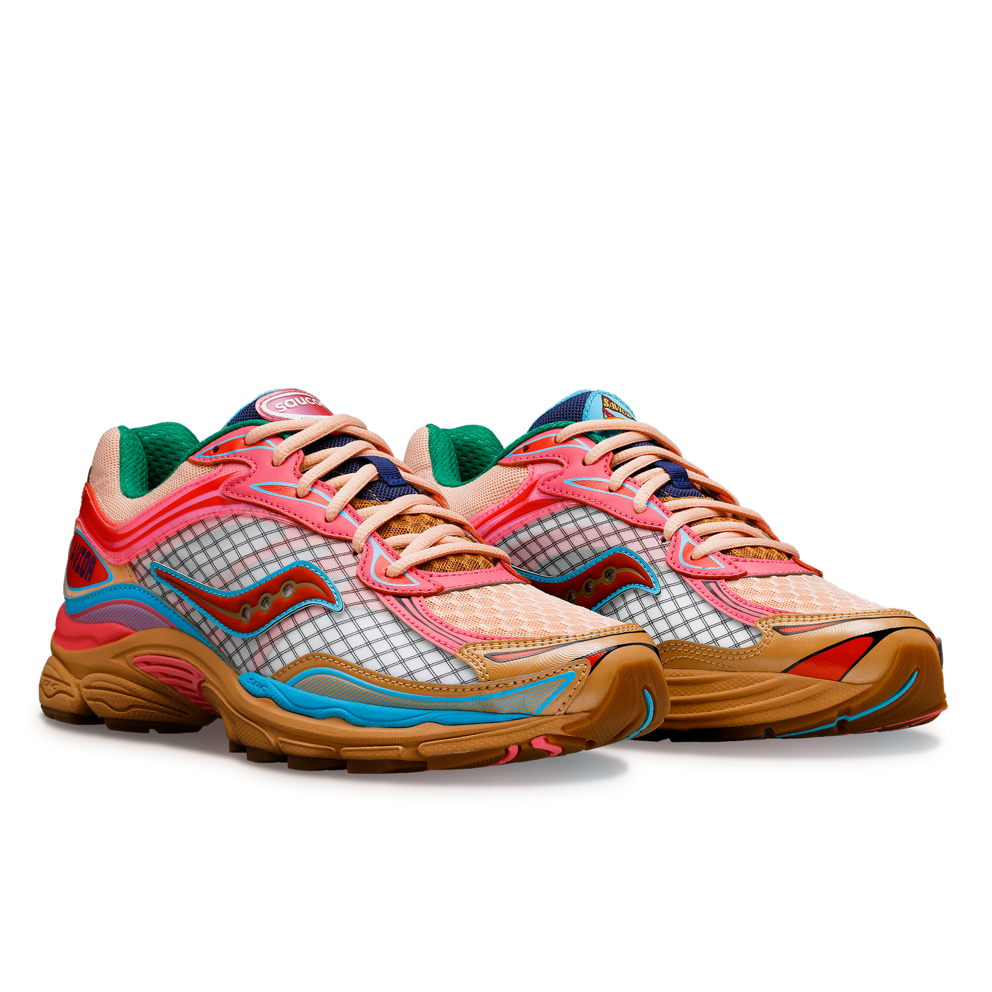 Saucony Progrid Omni 9 Tan/Pink