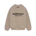 Fear of God Essentials Fleece Crewneck Desert Sand