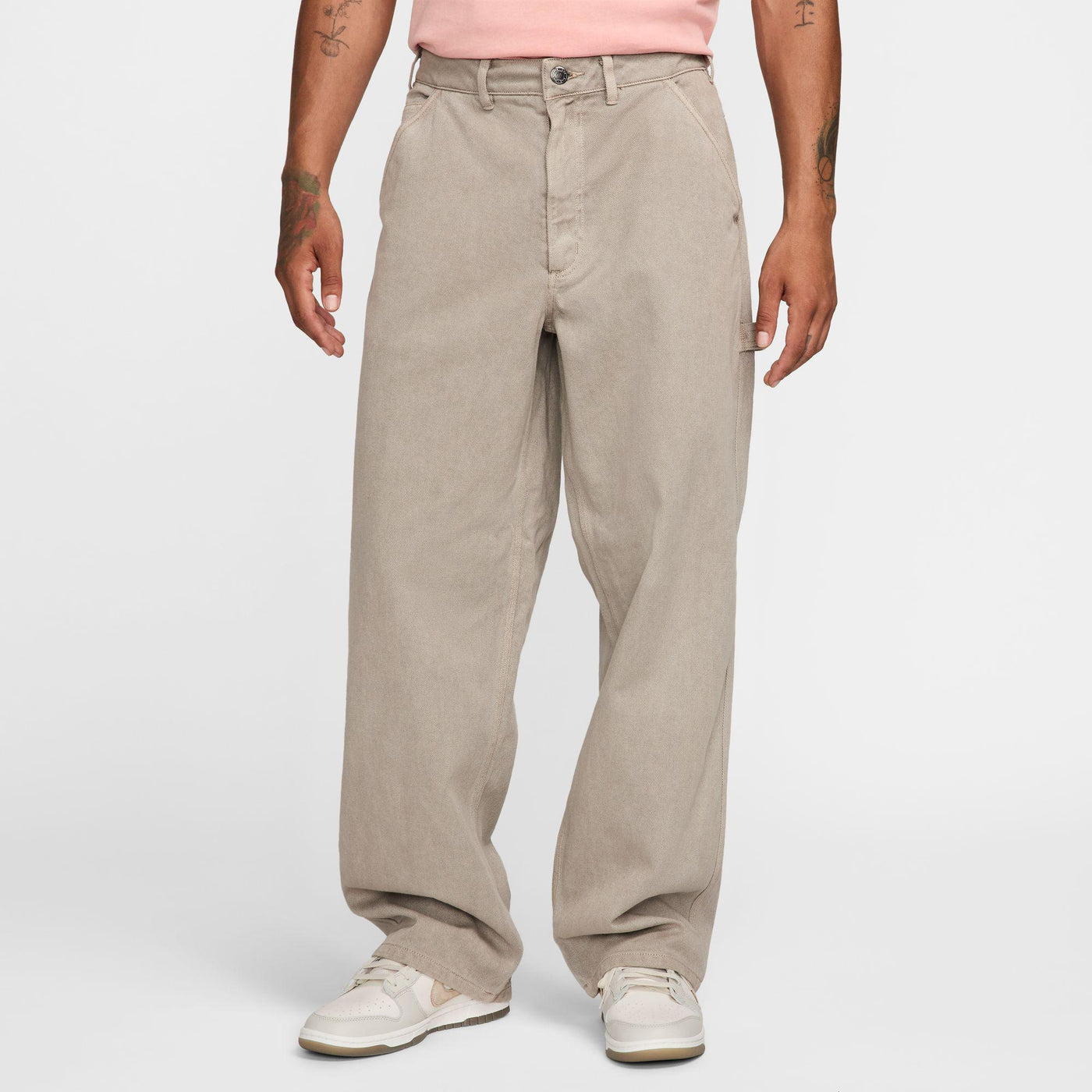 Nike Life Men's Carpenter Pants Light Iron Ore