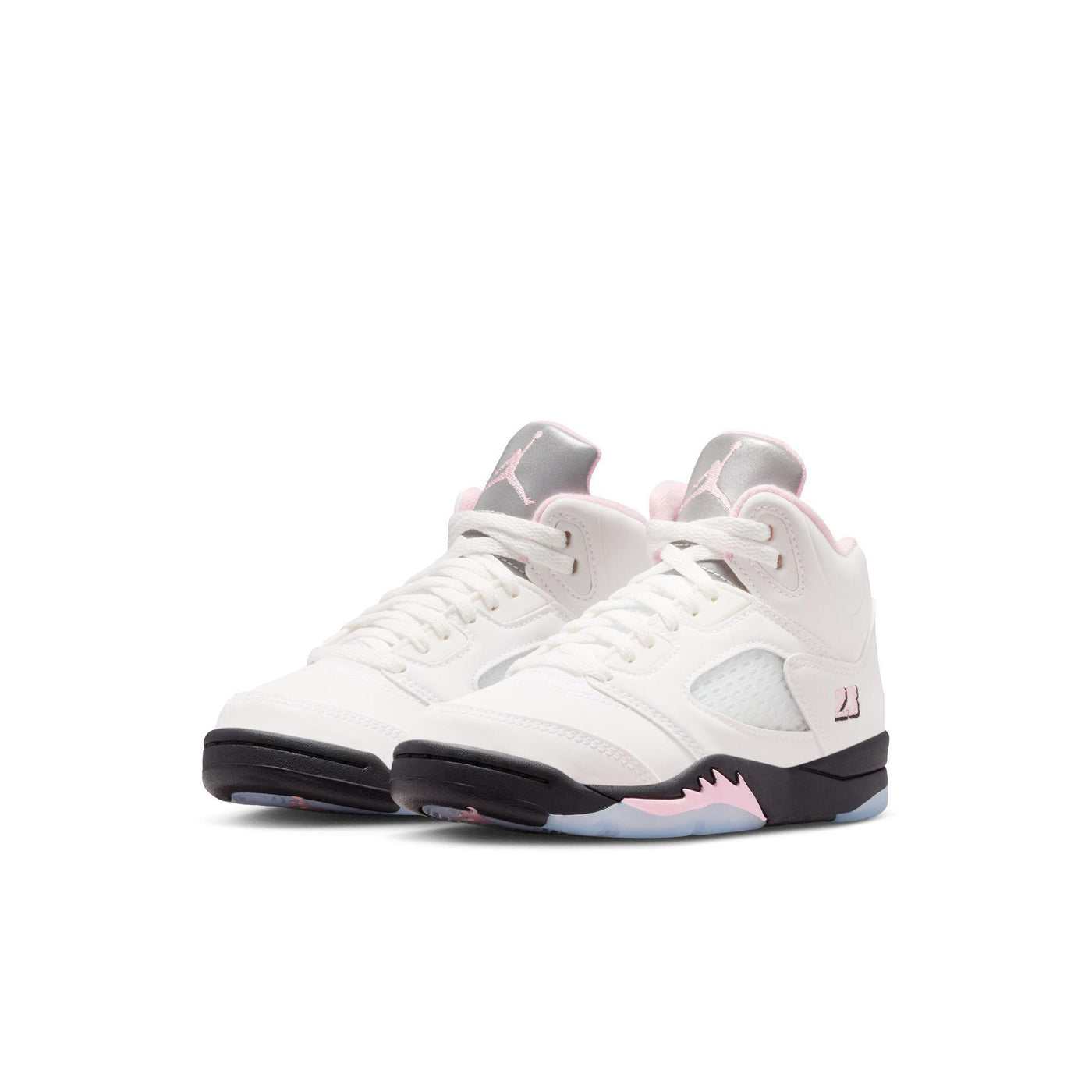 Jordan 5 Retro OG (PS) White/Med Soft Pink-Black