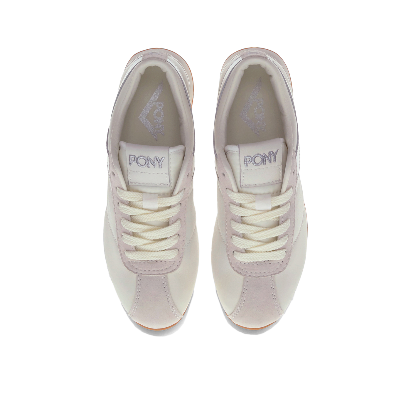 Women's Pony KO-80 Low Classic Snow White/Moonbeam/Silver