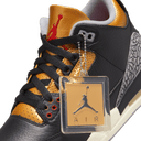 AIR JORDAN 3 RETRO "BLACK CEMENT GOLD" (WOMENS)