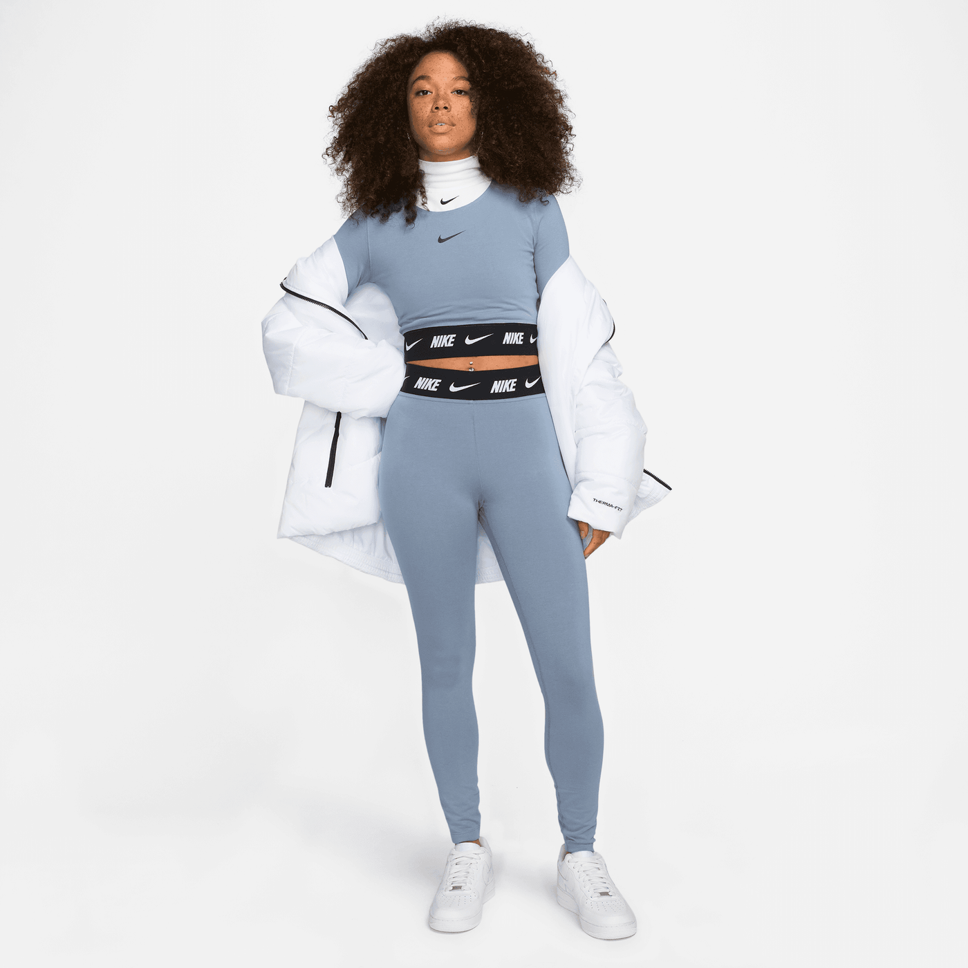 NIKE SW LONG SLEEVE CROP TOP Hush Life Boutique