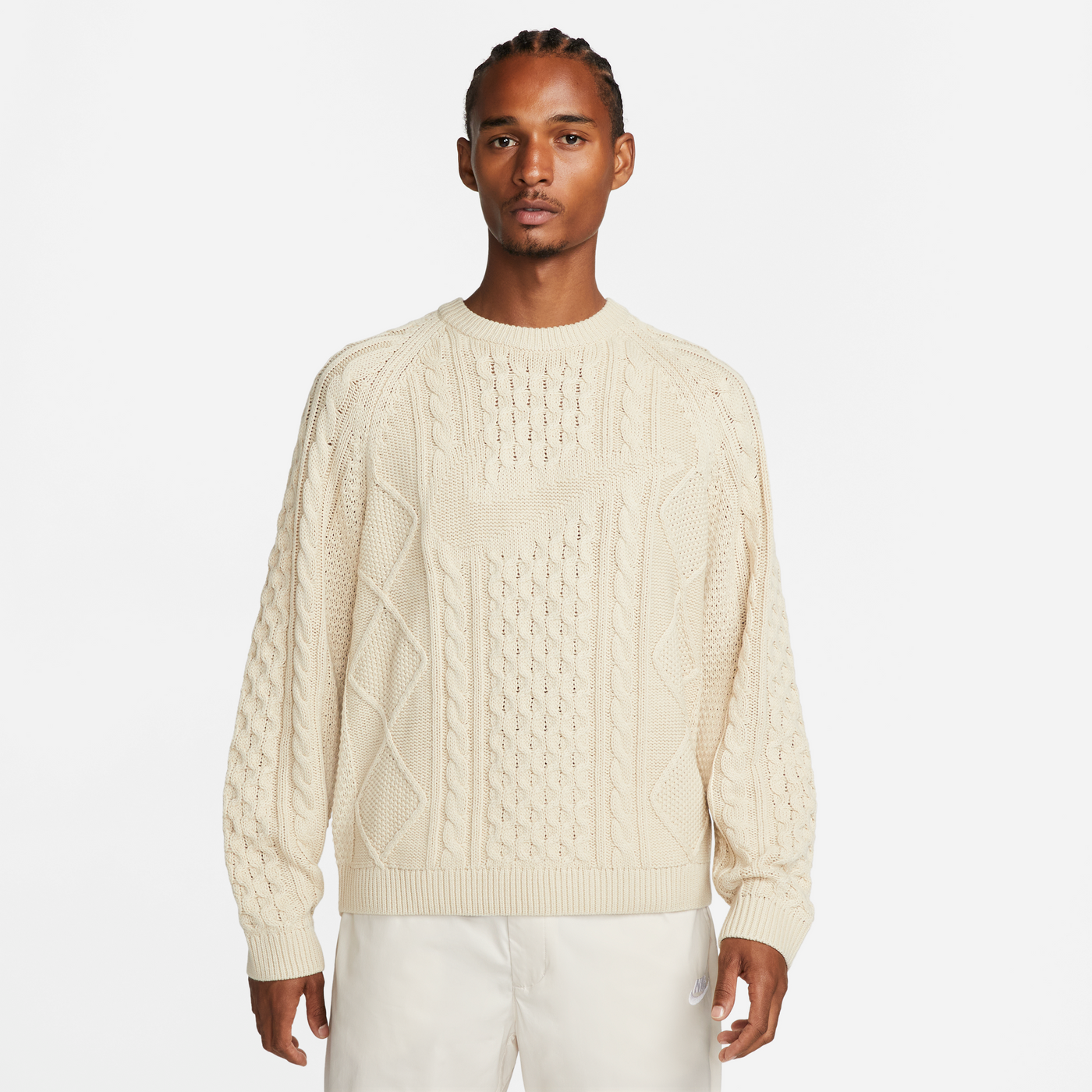 NIKE SPORTSWEAR CABLE KNIT SWEATER – Hush Life Boutique NIKE SPORTSWEAR CABLE KNIT SWEATER – Hush Life Boutique