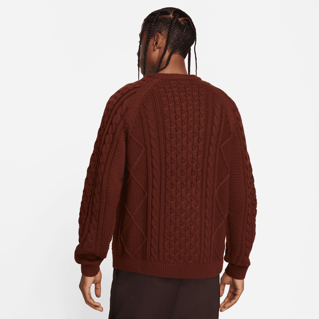 NIKE SPORTSWEAR CABLE KNIT SWEATER – Hush Life Boutique NIKE SPORTSWEAR CABLE KNIT SWEATER – Hush Life Boutique