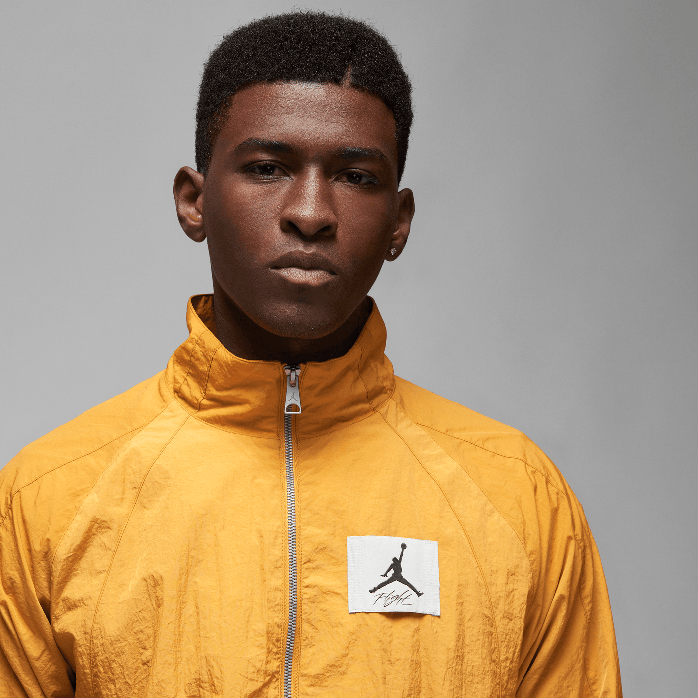 JORDAN ESSENTIALS WARM UP JACKET YELLOW Hush Life Boutique