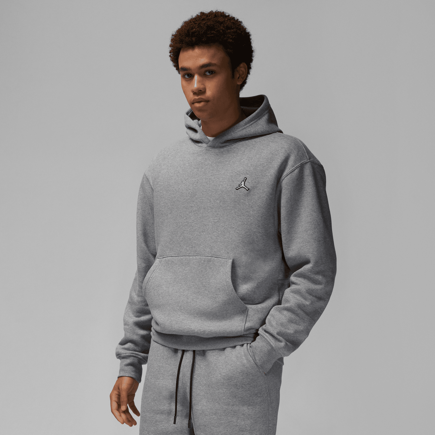 Jordan top gray hoodie