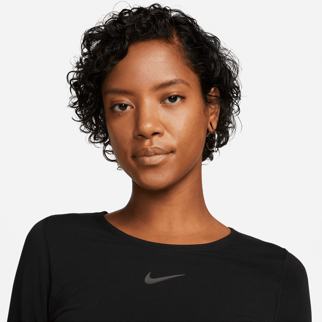 NIKE SW LONG SLEEVE CROP TOP – Hush Life Boutique