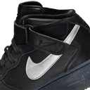 NIKE AF1 MID '07 PREMIUM "BLACK METALLIC SILVER"