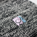 DEHEN X HUSH BEANIE "BLACK/NATURAL"
