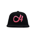 Hushlife Boutique Hat "Black Hot Pink"